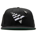The Original Crown Fitted - Black/Green Undervisor