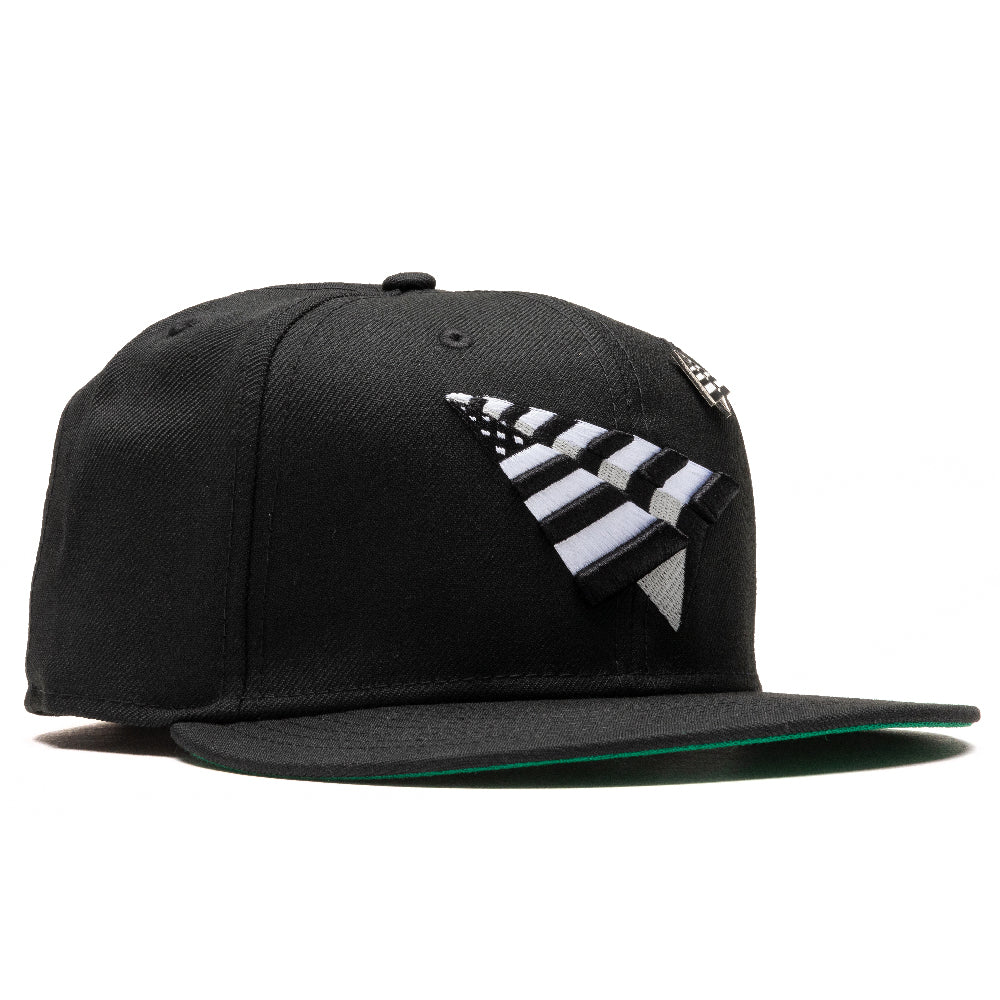The Original Crown Fitted - Black/Green Undervisor