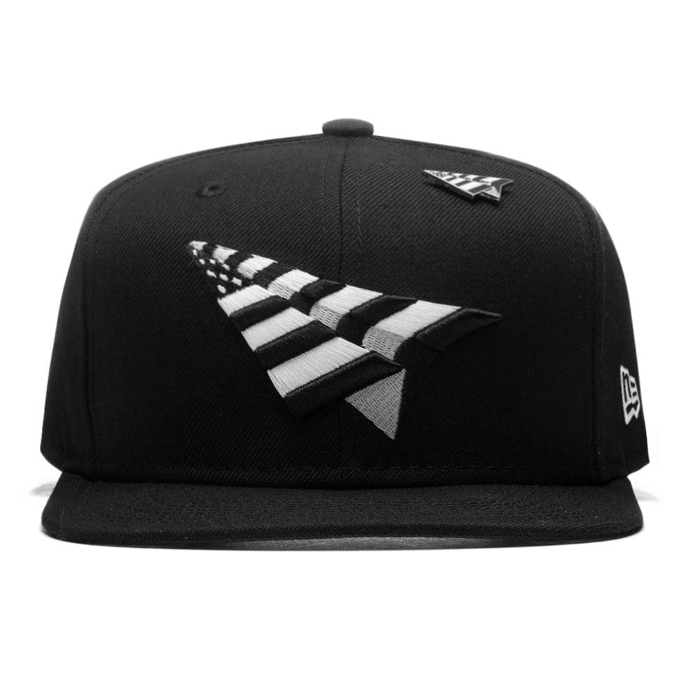 The Original Crown Old School Snapback W/ Black Undervisor - Black