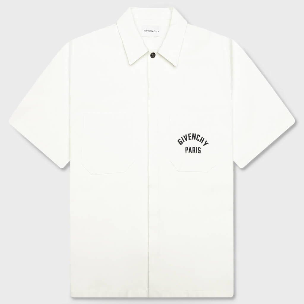 Paris Patch Pocket Shirt - Ivory