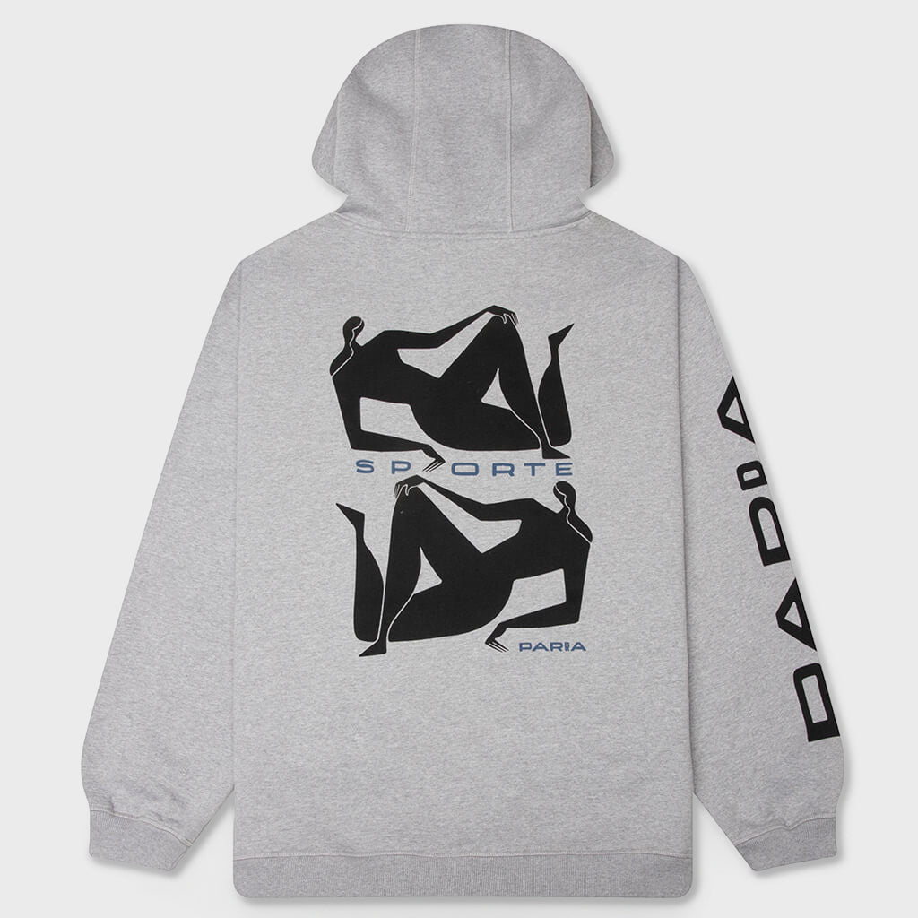 Parra Sporte Hooded Sweatshirt - Heather Grey