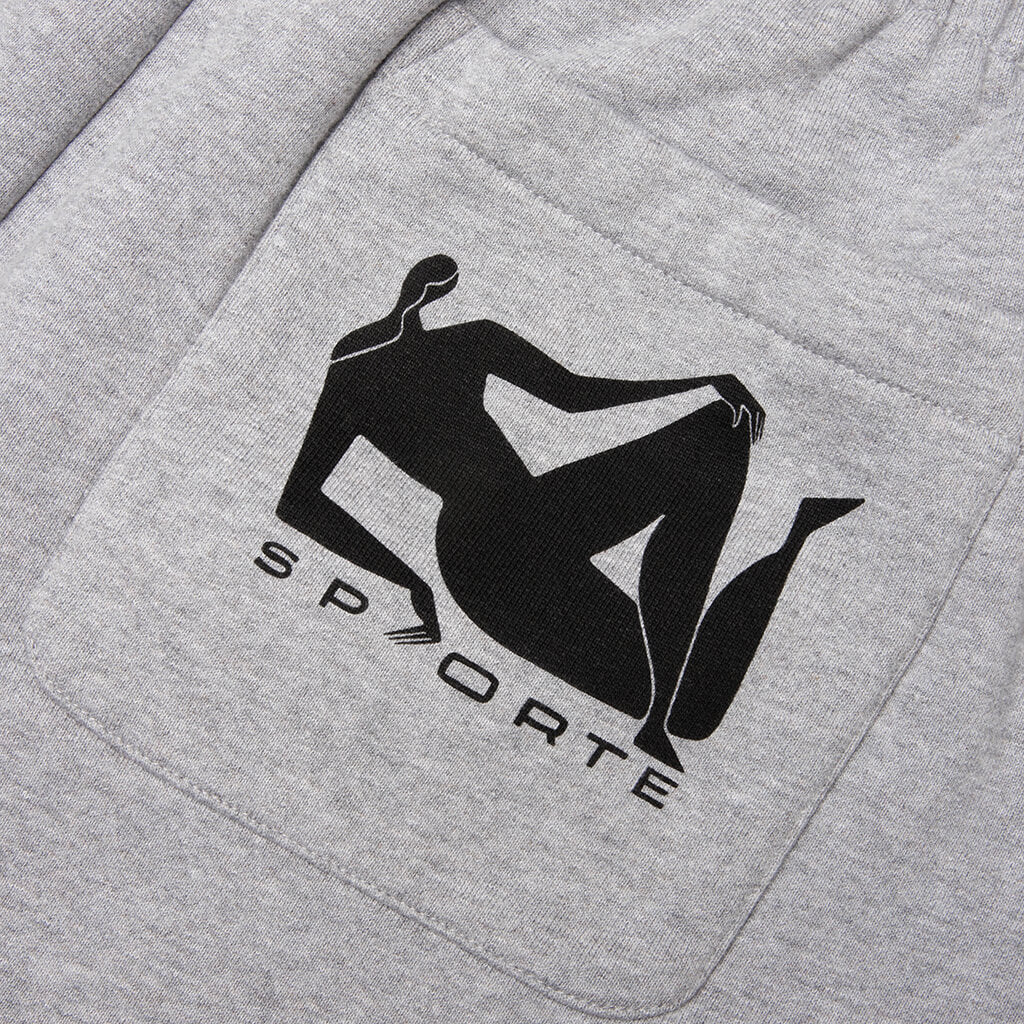 Parra Sporte Sweat Pants - Heather Grey