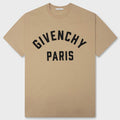 Patch Silk T-Shirt - Beige/Black