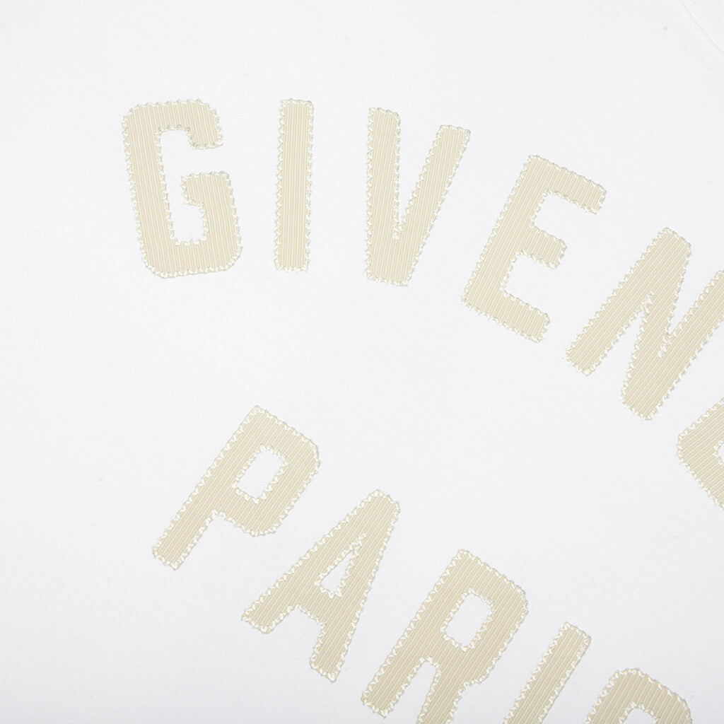 Patch Silk T-Shirt - White