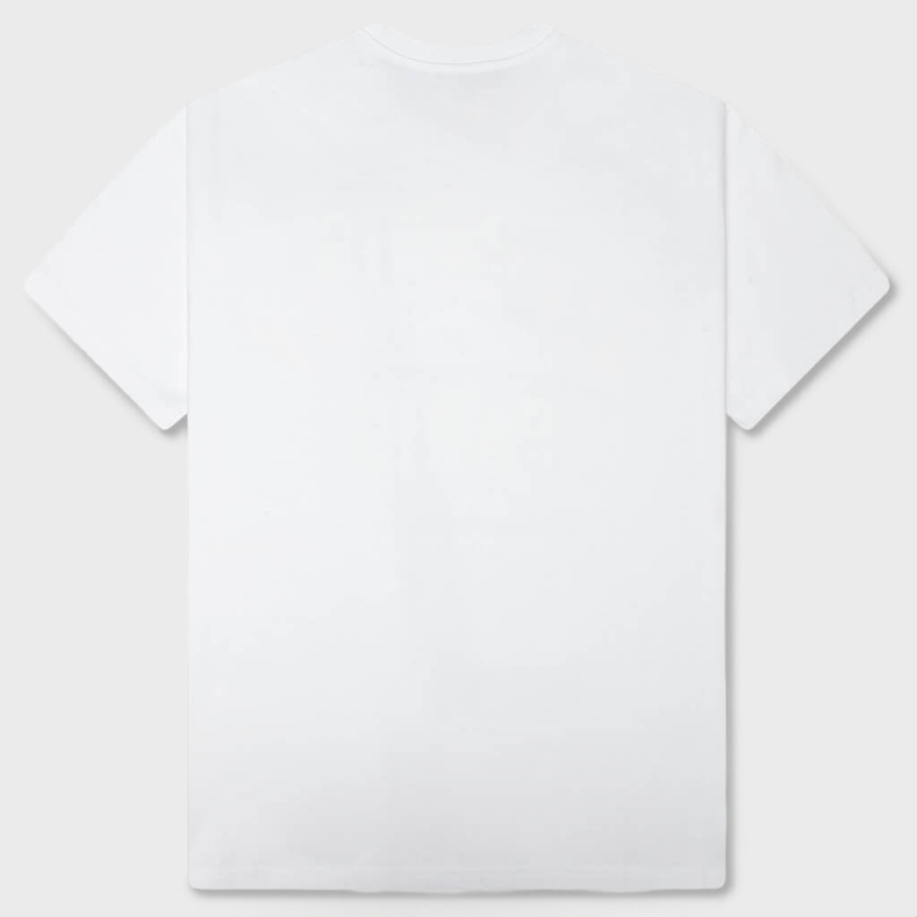 Patch Silk T-Shirt - White