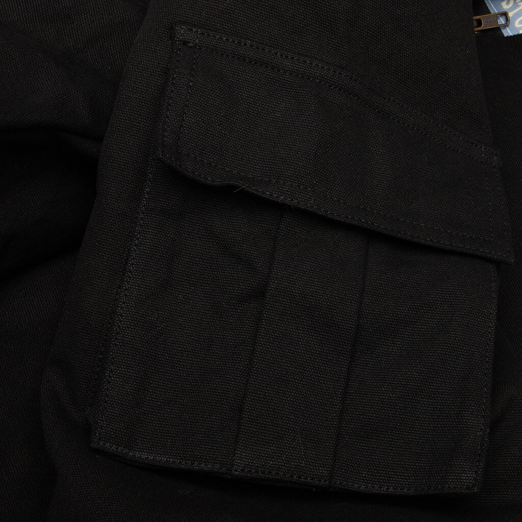 Patches Bomber Jacket - Black