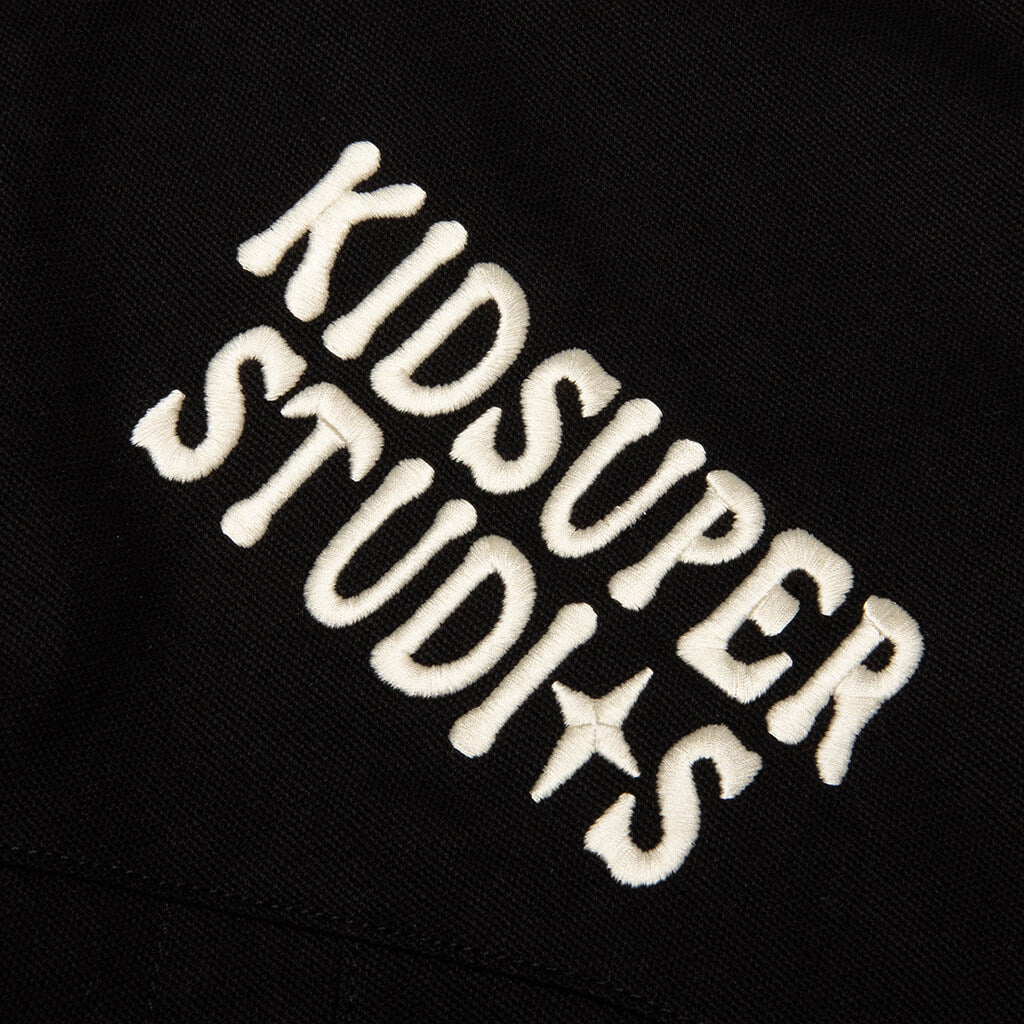 Patches Bomber Jacket - Black
