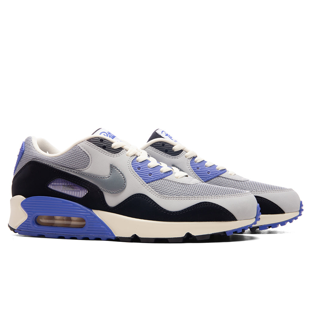 Air Max 90 'Waves' - Particle Grey/Neutral Grey/Sapphire