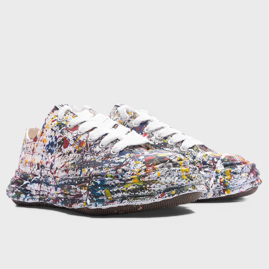 Peterson 23 Low OG Sole Sputtering Canvas - White