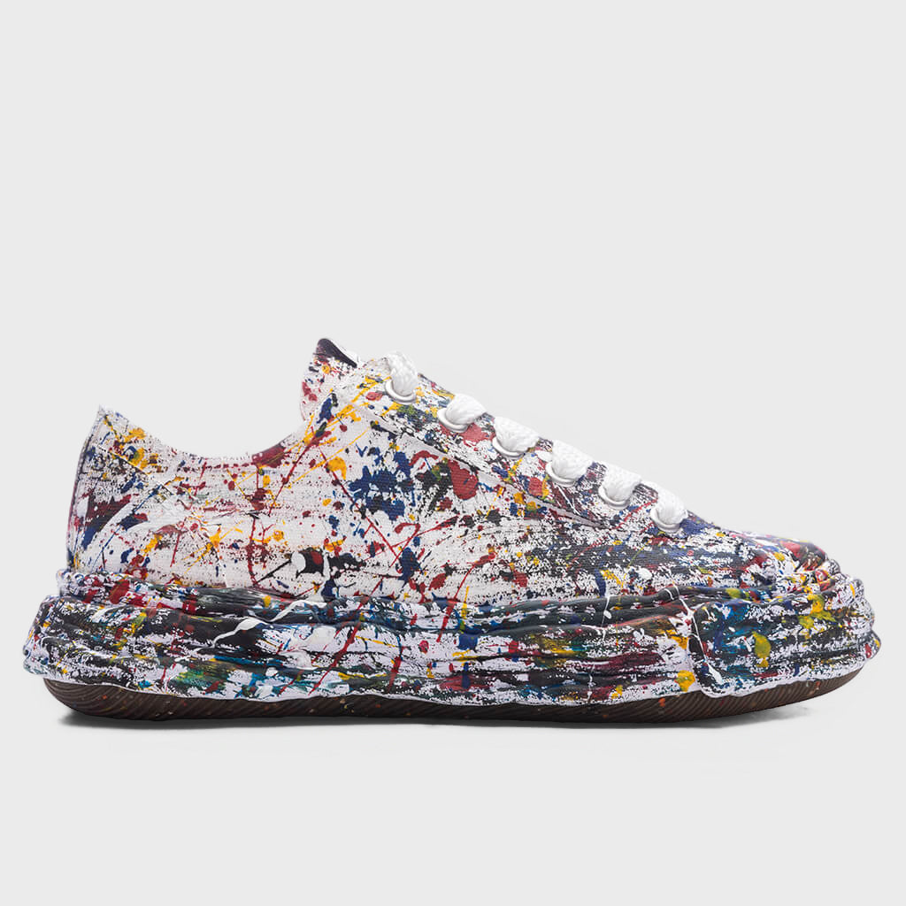 Peterson 23 Low OG Sole Sputtering Canvas - White