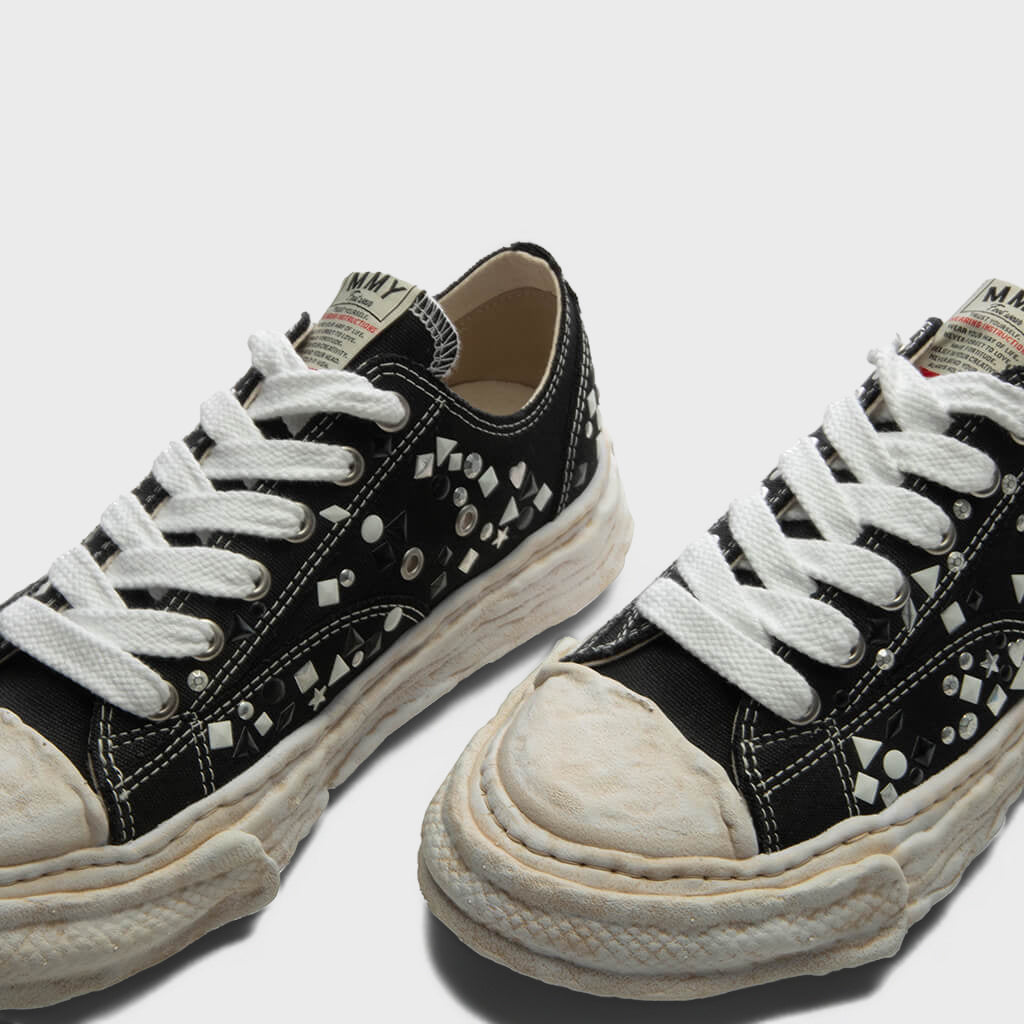 Peterson 23 Low OG Sole Embellished Canvas - Black