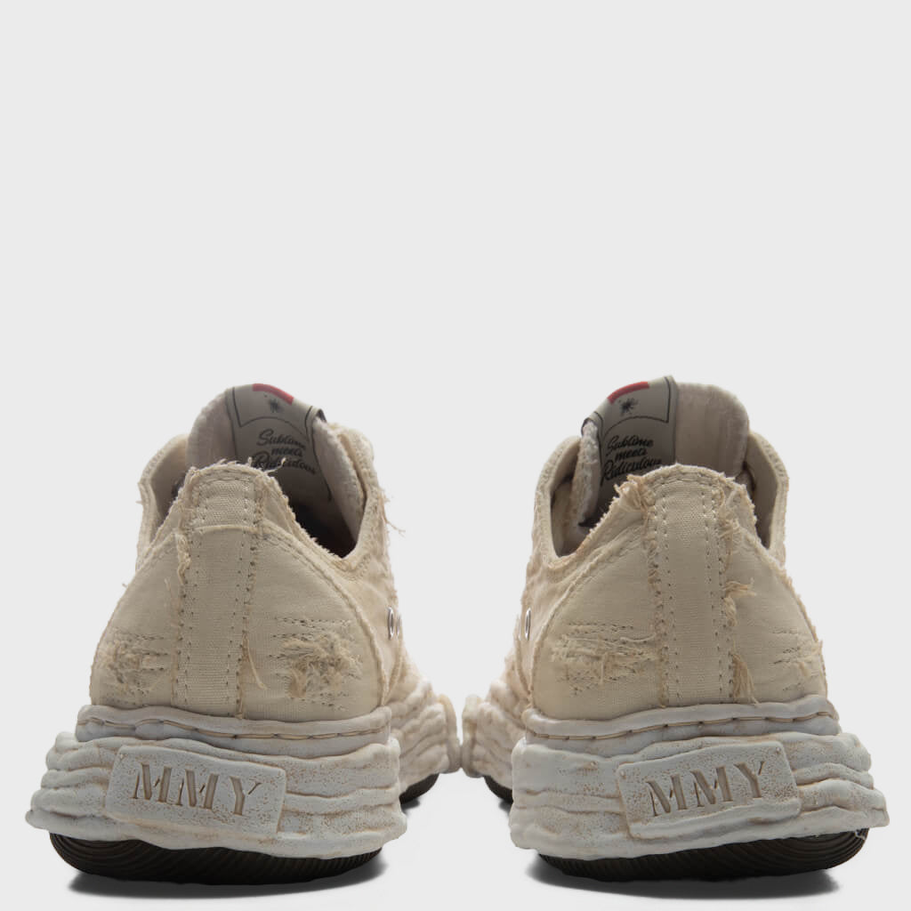 Peterson 23 Low OG Sole Ripped Over Dyed Canvas - White