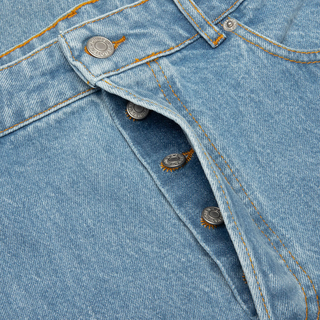 Peyter Washed Denim M.W. Pants - Light Blue