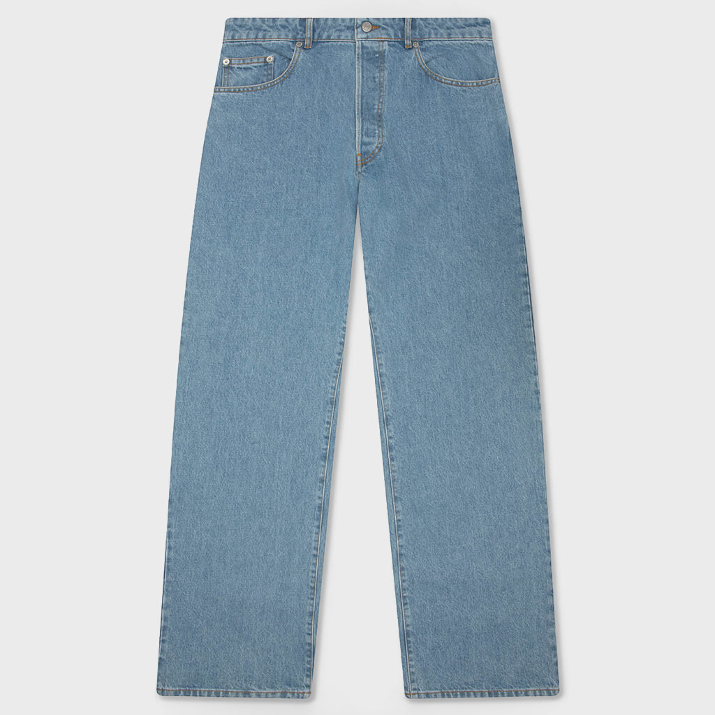 Peyter Washed Denim M.W. Pants - Light Blue