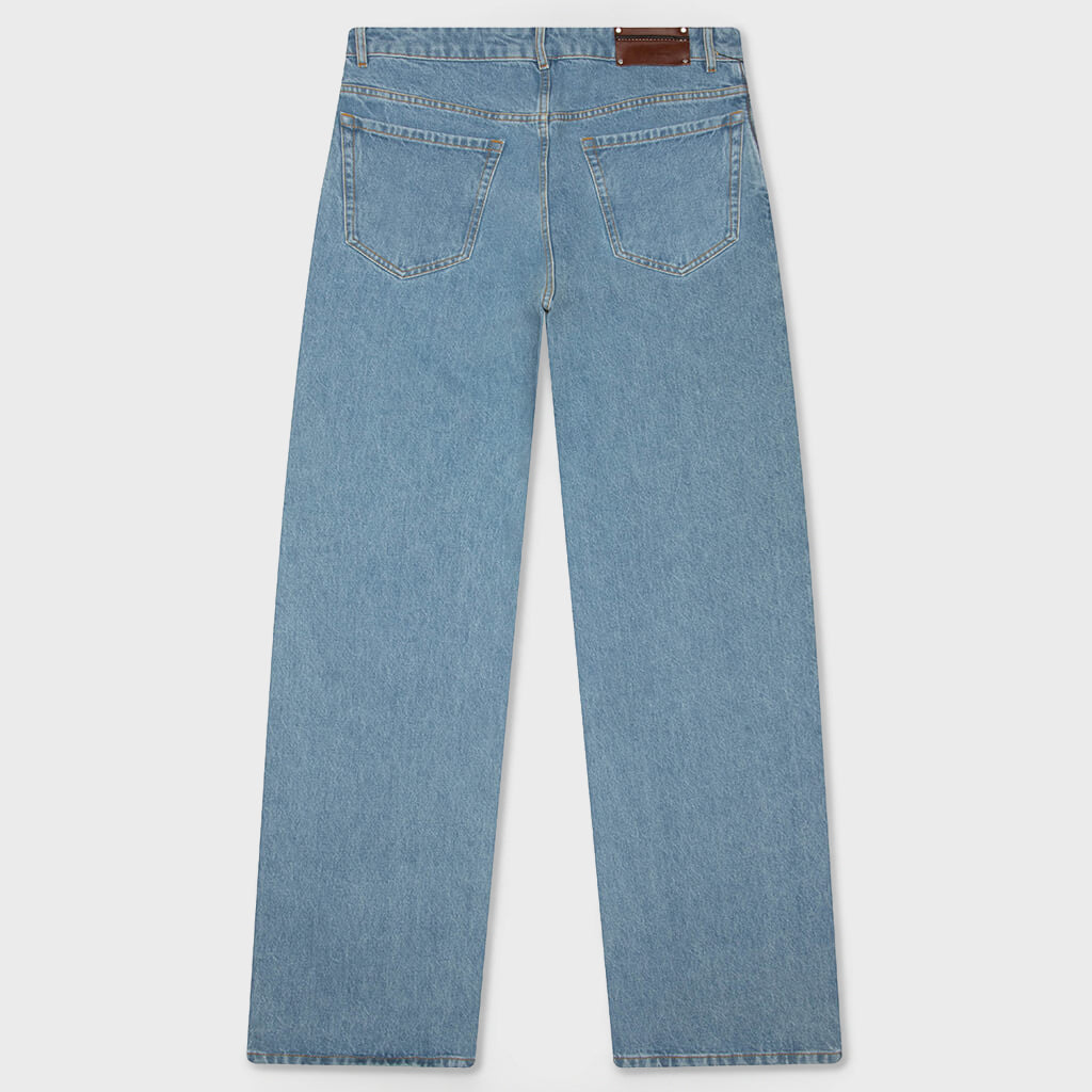 Peyter Washed Denim M.W. Pants - Light Blue
