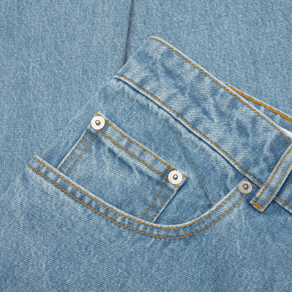 Peyter Washed Denim M.W. Pants - Light Blue