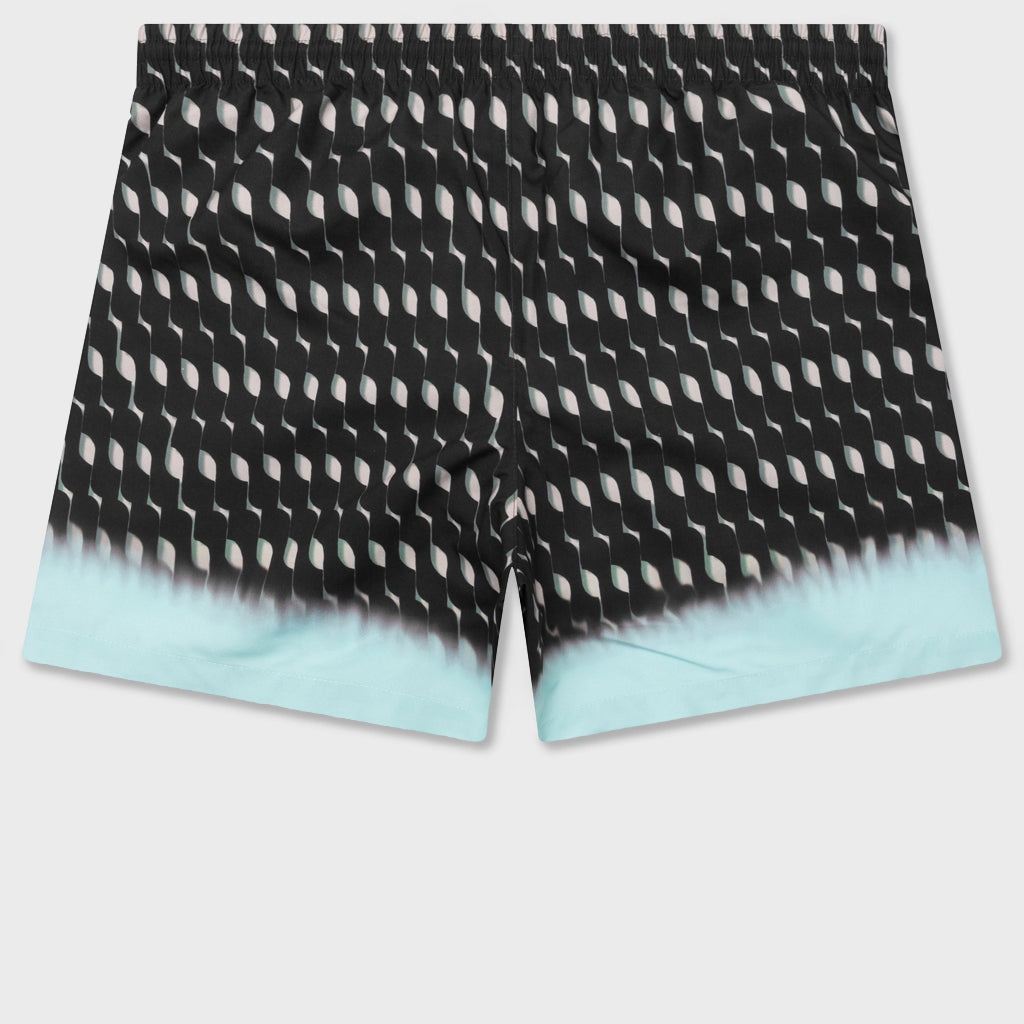 Printed Swim Shorts - Brown