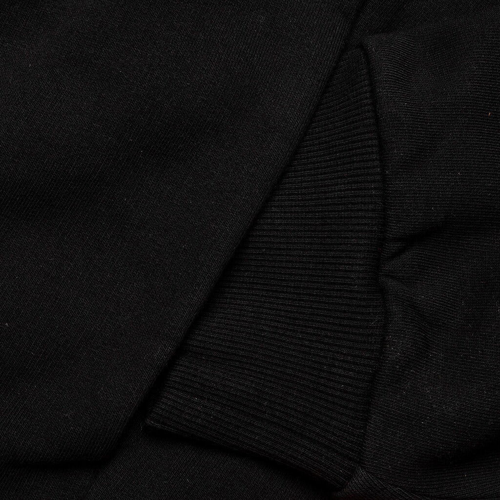 Piggy And Logo Print On Sweatshirt - Black