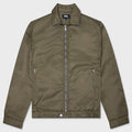 Pile Lined Zip Jacket - Olive