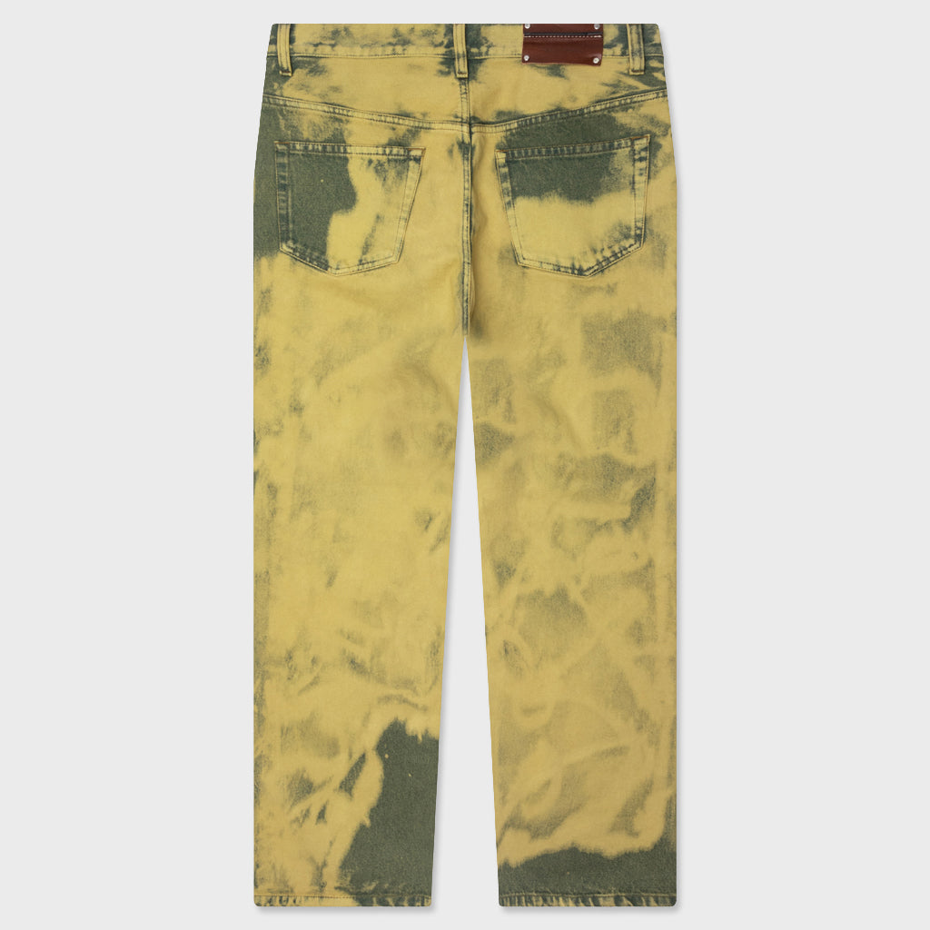 Loose Fit Jeans - Lime