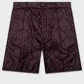 Pleaded Padded Shorts - Auburn