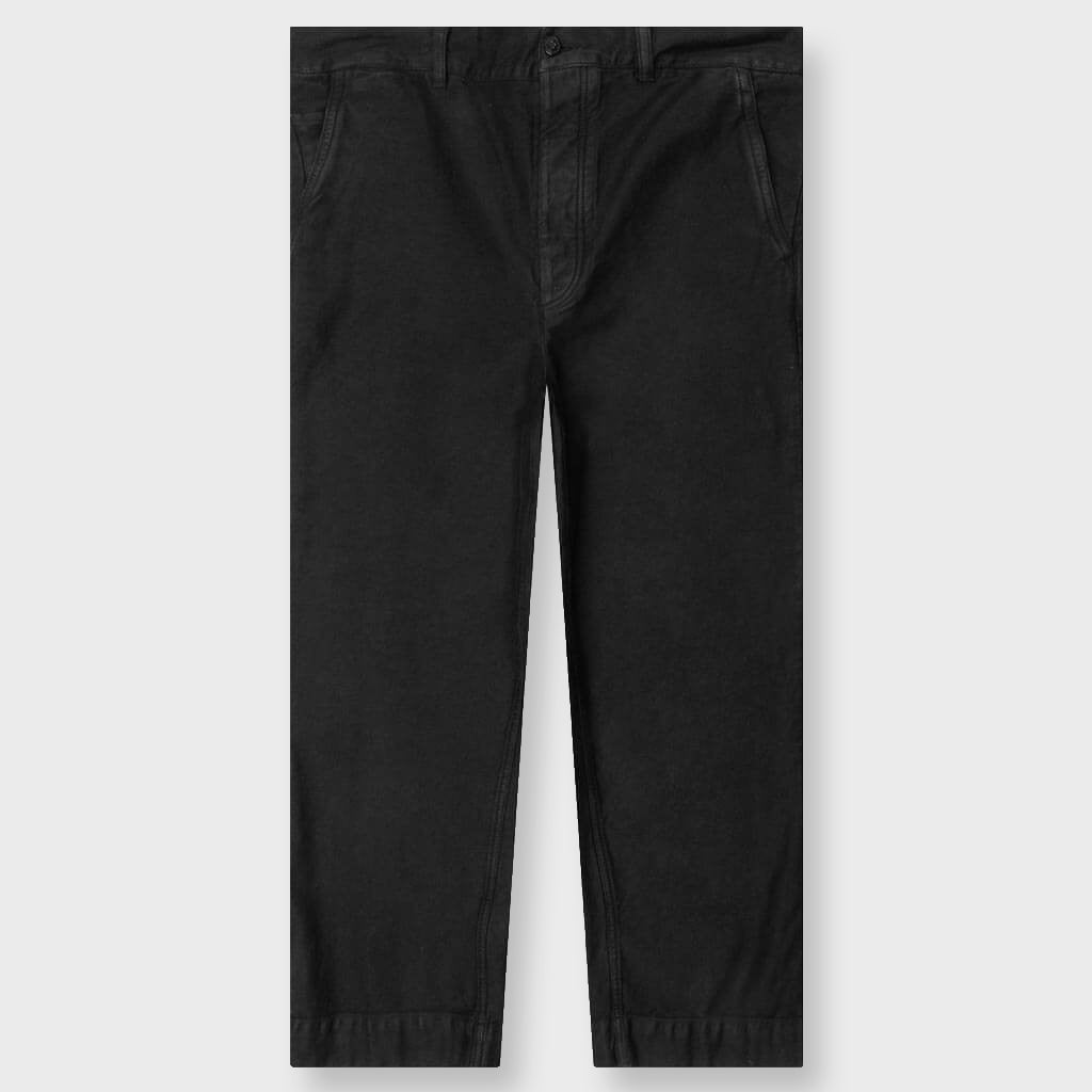 Relaxed Fitting Cotton Trousers GD 7333 M.W. - Black