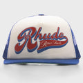 Pit Stop Trucker Hat - White/Blue/Red
