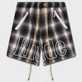Plaid Logo Short - Black/Grey