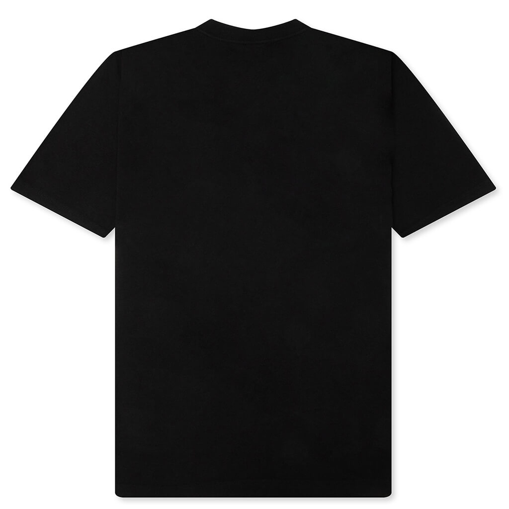 Plaid Applique Tee - Black/Plaid
