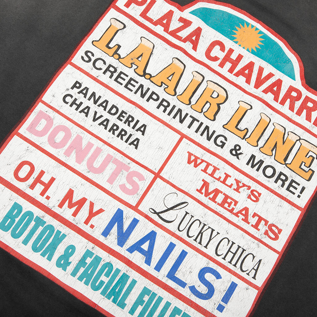 Plaza Chavarria Easy Tee - Pirate Black