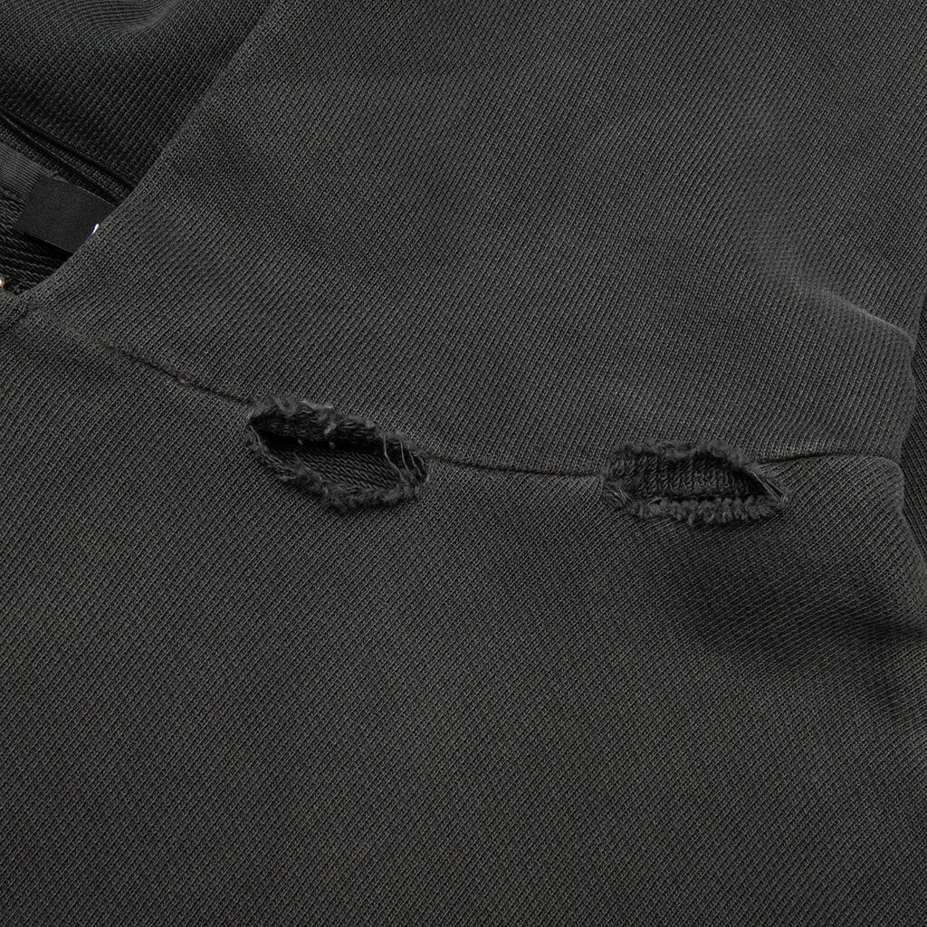 Plaza Chavarria Zip Hooligan Hoodie - Pirate Black