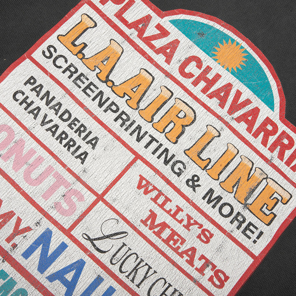 Plaza Chavarria Zip Hooligan Hoodie - Pirate Black