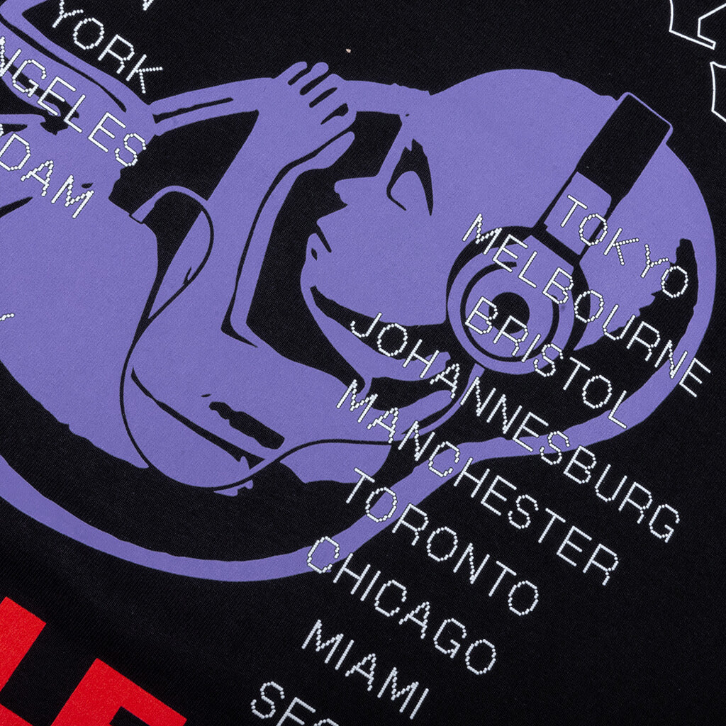Headphone T-Shirt - Black
