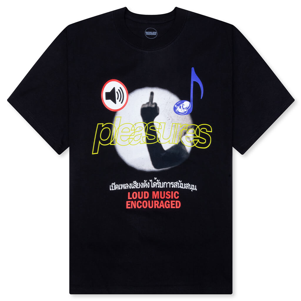 Loud Music T-Shirt -Black