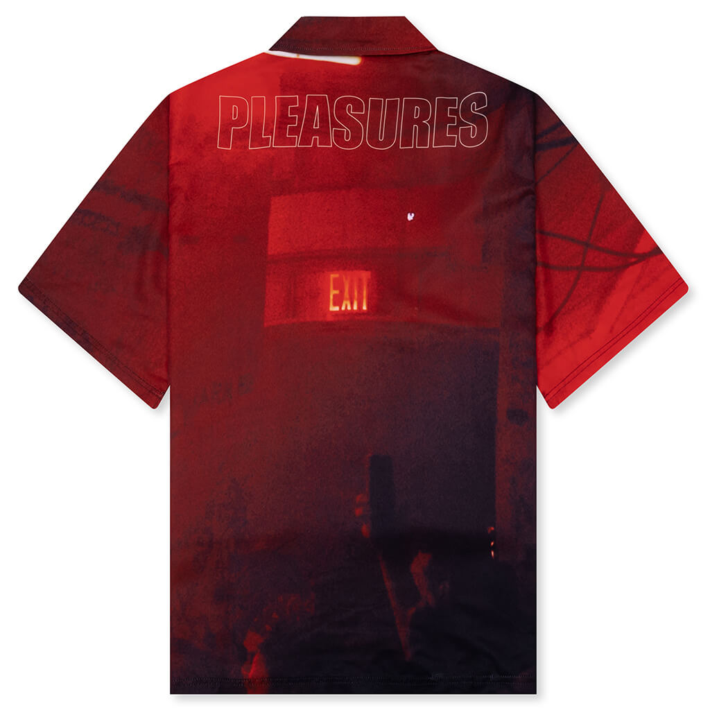 Venue Button Up - Red