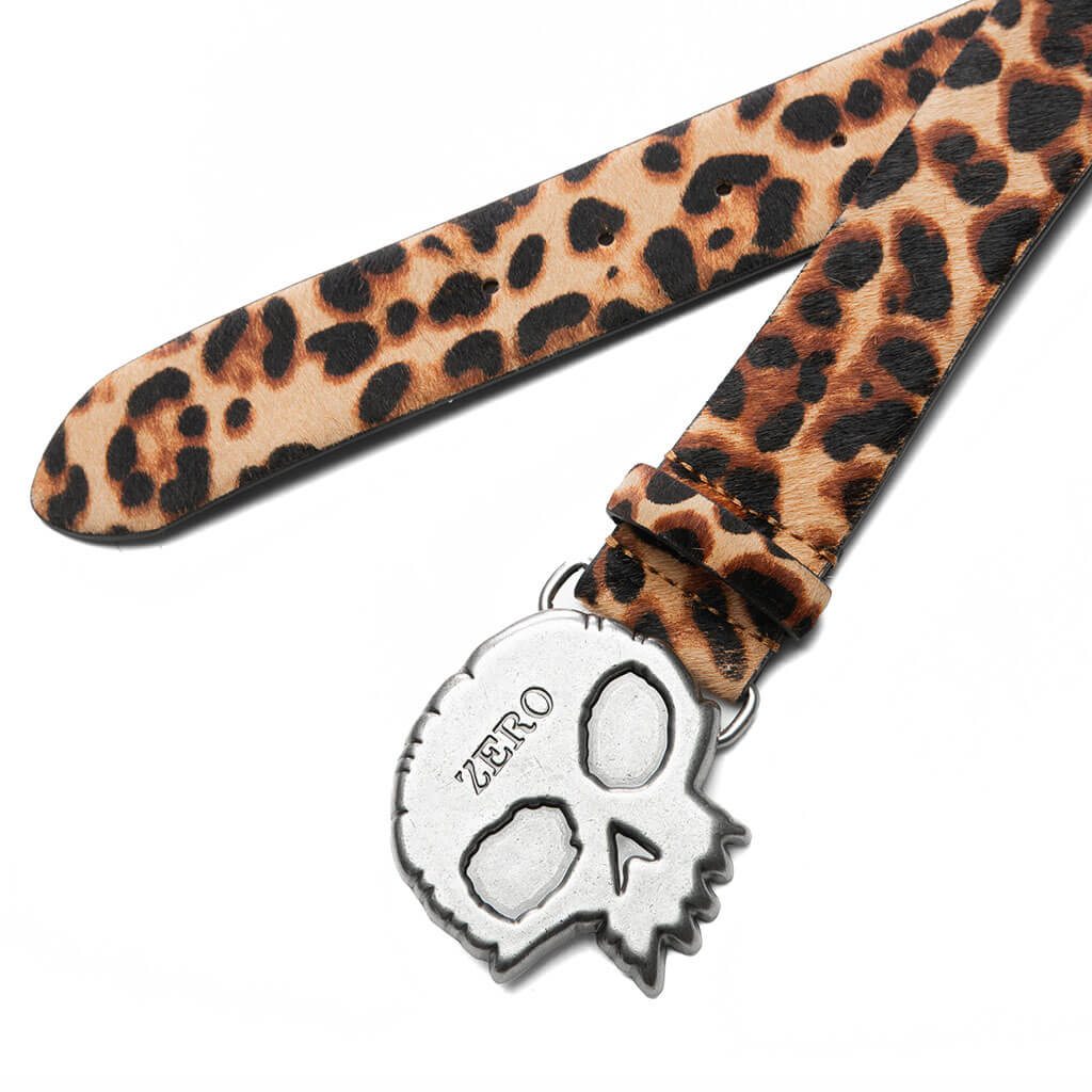 Leopard Studded Belt - Leopard