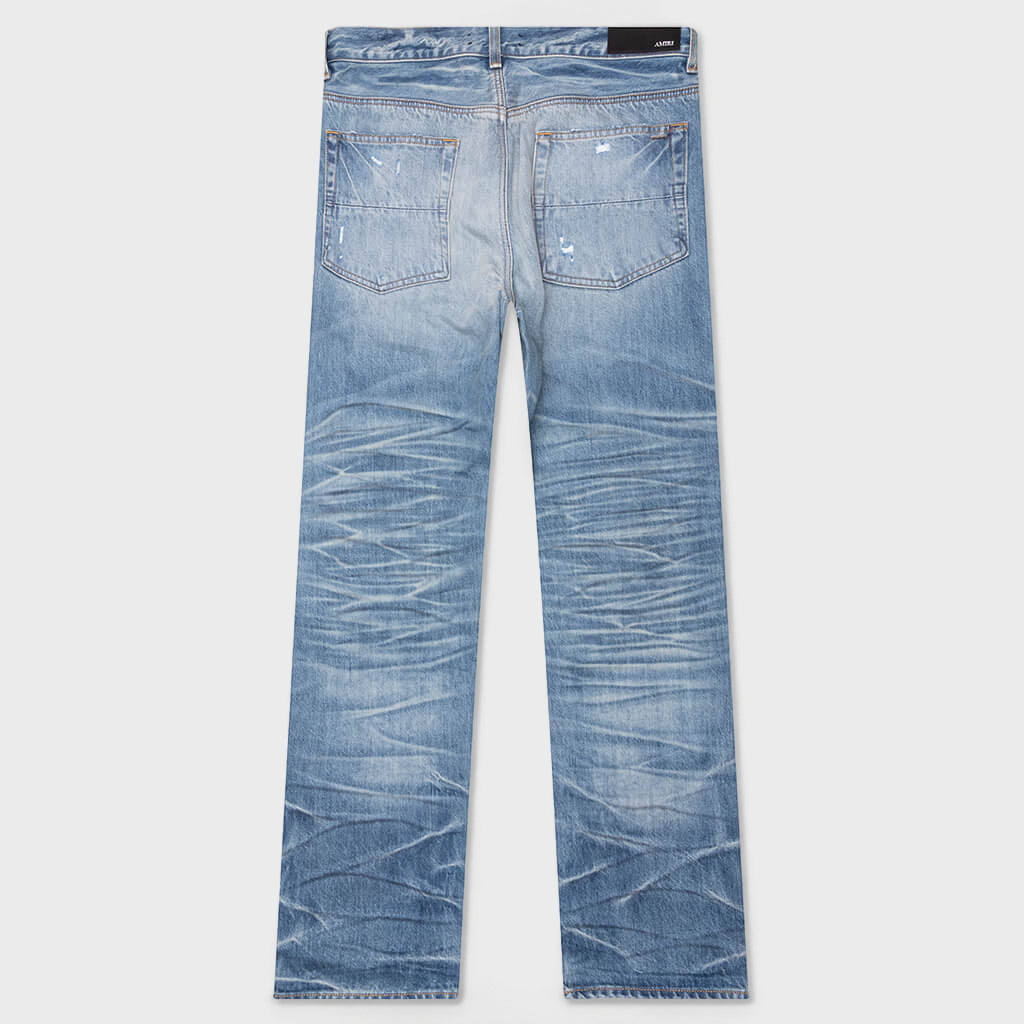 Pleated Denim Straight MX1 Jean - Honeycomb Indigo
