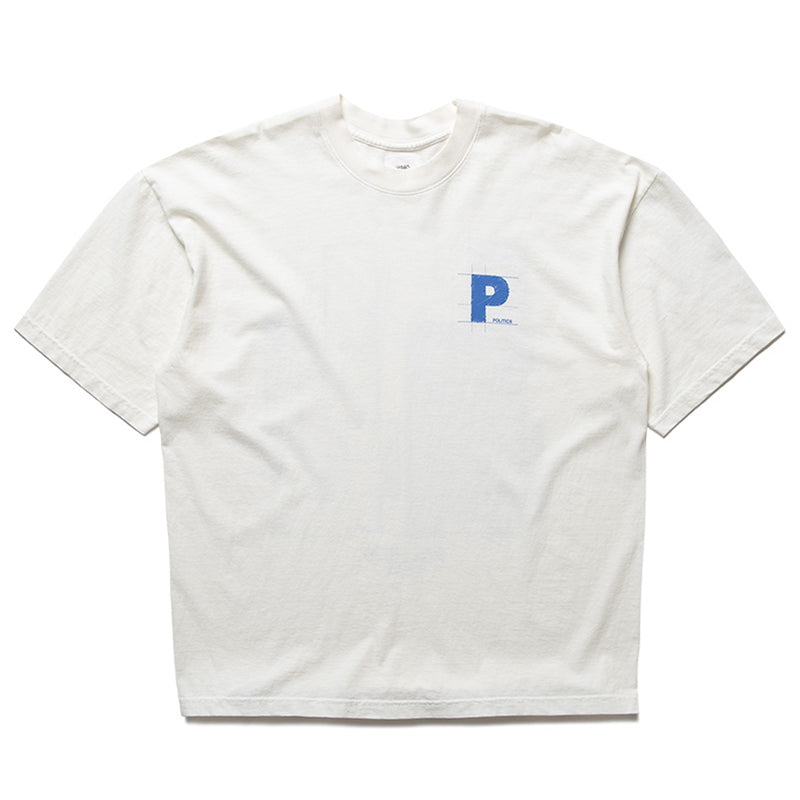 Politics Houston Blueprint Tee - Off White