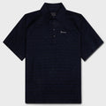 Monogram 72 Jacquard Polo - Black/Navy