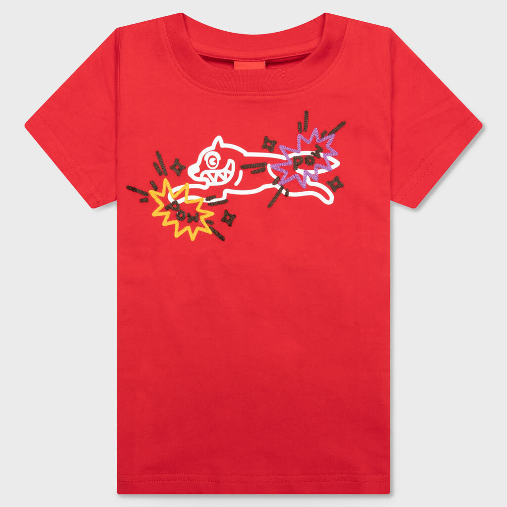 Kids Pop S/S Tee - Racing Red