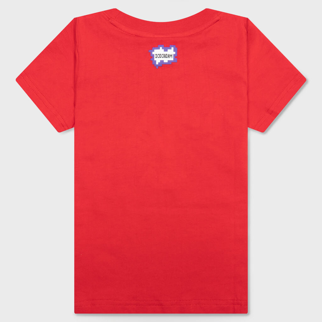 Kids Pop S/S Tee - Racing Red
