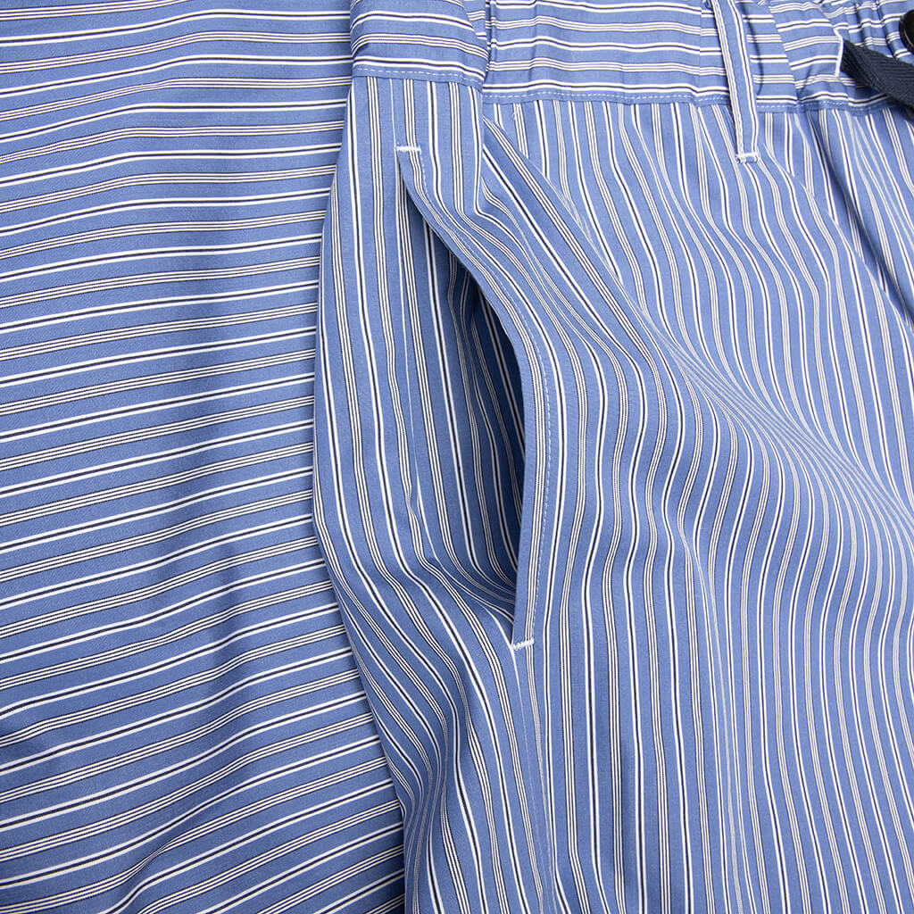Poplin Pants - Blue Stripe