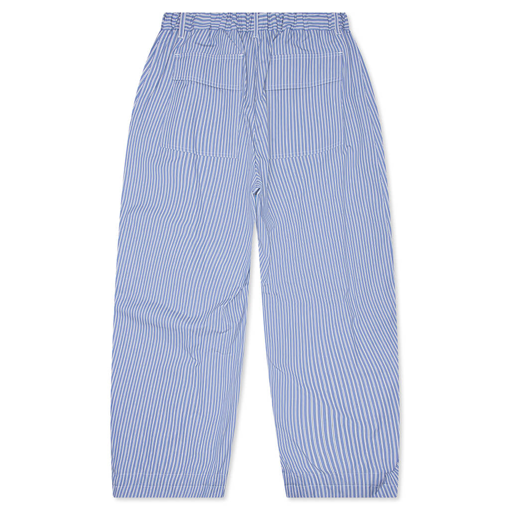 Poplin Pants - Blue Stripe