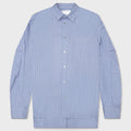 Poplin Shirt - Blue Stripe