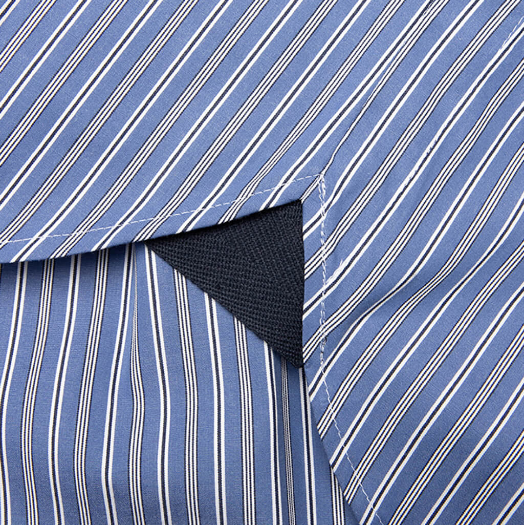 Poplin Shirt - Blue Stripe