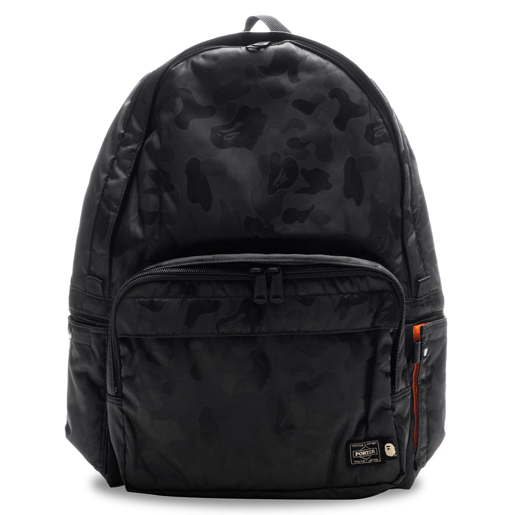 ABC Polyester Jacquard Backpack - Black