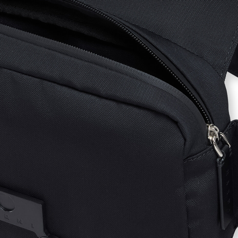 Black Cordura Cityscape Belt Bag - Black