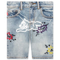 Kids Pow Jean Shorts - Blue Chocolate