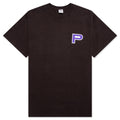 Block "P" S/S Tee - Chocolate
