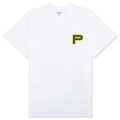 Block "P" S/S Tee - White